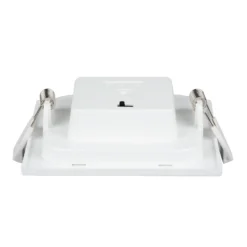 Lámpara empotrable Prios LED Helina, blanca, 22 cm, 24 W, atenuable