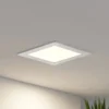 Lámpara empotrable Prios LED Helina, plata, 16,5 cm, atenuable