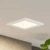 Lámpara empotrable Prios LED Helina, blanca, 11,5 cm, atenuable