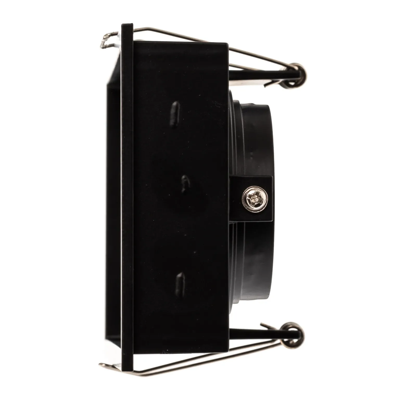 Lámpara empotrada Hyde, 2 luces IP44 en negro