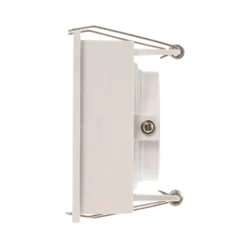 Lámpara empotrada Hyde, 2 luces IP44 en blanco