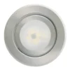 Lámpara empotrada Joanie, LED, aluminio cepillado