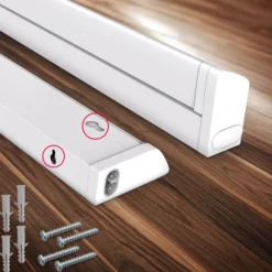 Lámpara LED bajo armario Gina, blanca, 2700 K/4000 K