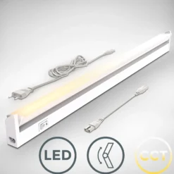 Lámpara LED bajo armario Gina, blanca, 2700 K/4000 K