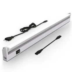Lámpara LED bajo armario Gina, plateada, 2700 K/4000 K