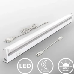 Lámpara LED bajo armario Hike, blanca, L 54,7 cm, 4000 K
