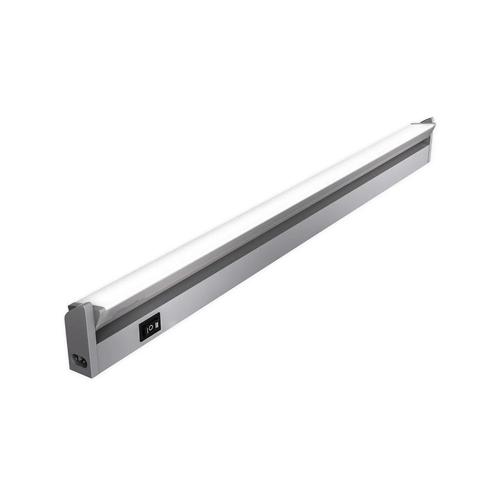 Lámpara LED bajo armario Hike, color titanio, L 54,7 cm, 4000 K