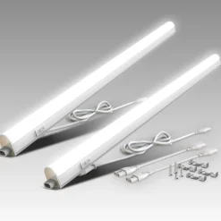 Lámpara LED bajo armario Xaver, longitud 87,3 cm, juego de 2 unidades, 4000 K