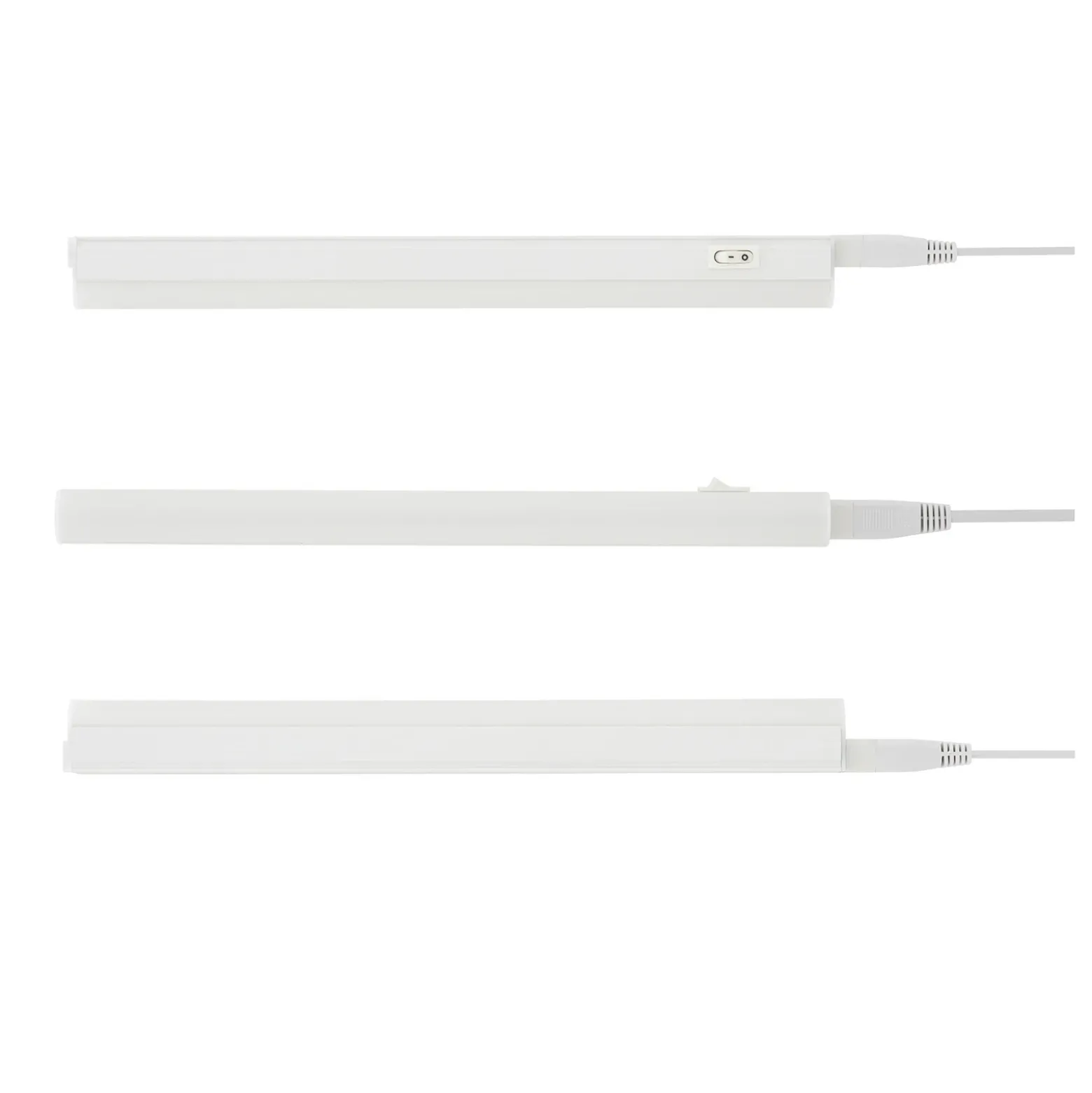Lámpara LED bajo mueble Hephaistos, blanca, longitud 31 cm