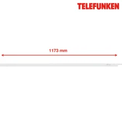 Lámpara LED bajo mueble Hephaistos, blanca, longitud 117 cm
