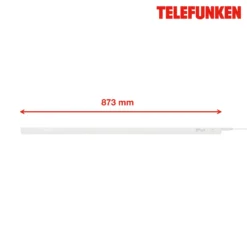 Lámpara LED bajo mueble Hephaistos, blanca, longitud 87 cm