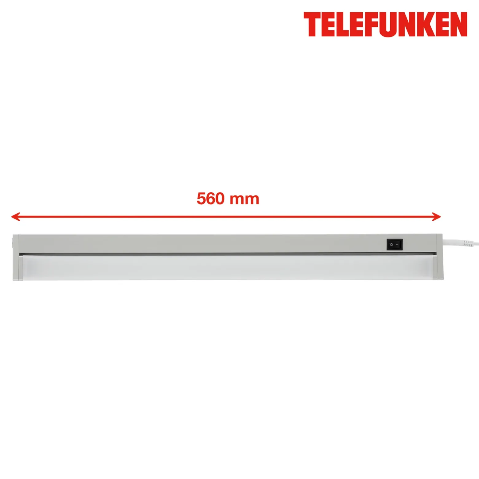 Lámpara LED bajo mueble Hestia, 4.000 K, 1.000 lm, titanio