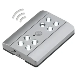 Lámpara LED bajo mueble Lero con sensor, 8 luces