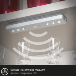 Lámpara LED bajo mueble Lero Indoor sensor batería
