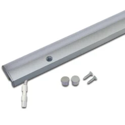 Lámpara LED bajo mueble ModuLite F, aluminio, 45 cm, 3.000 K, aluminio