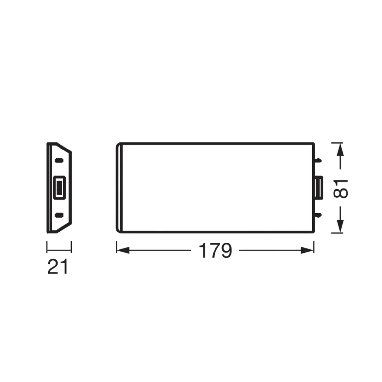 Lámpara LED bajo mueble OSRAM, casquillo negro, ampliación 3000 K
