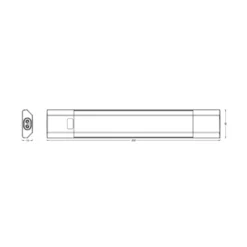 Lámpara LED bajo mueble OSRAM Linear Edge Sensor 30 cm blanco CCT