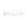 Lámpara LED bajo mueble OSRAM LINEAR FLAT, 4000 K plateada