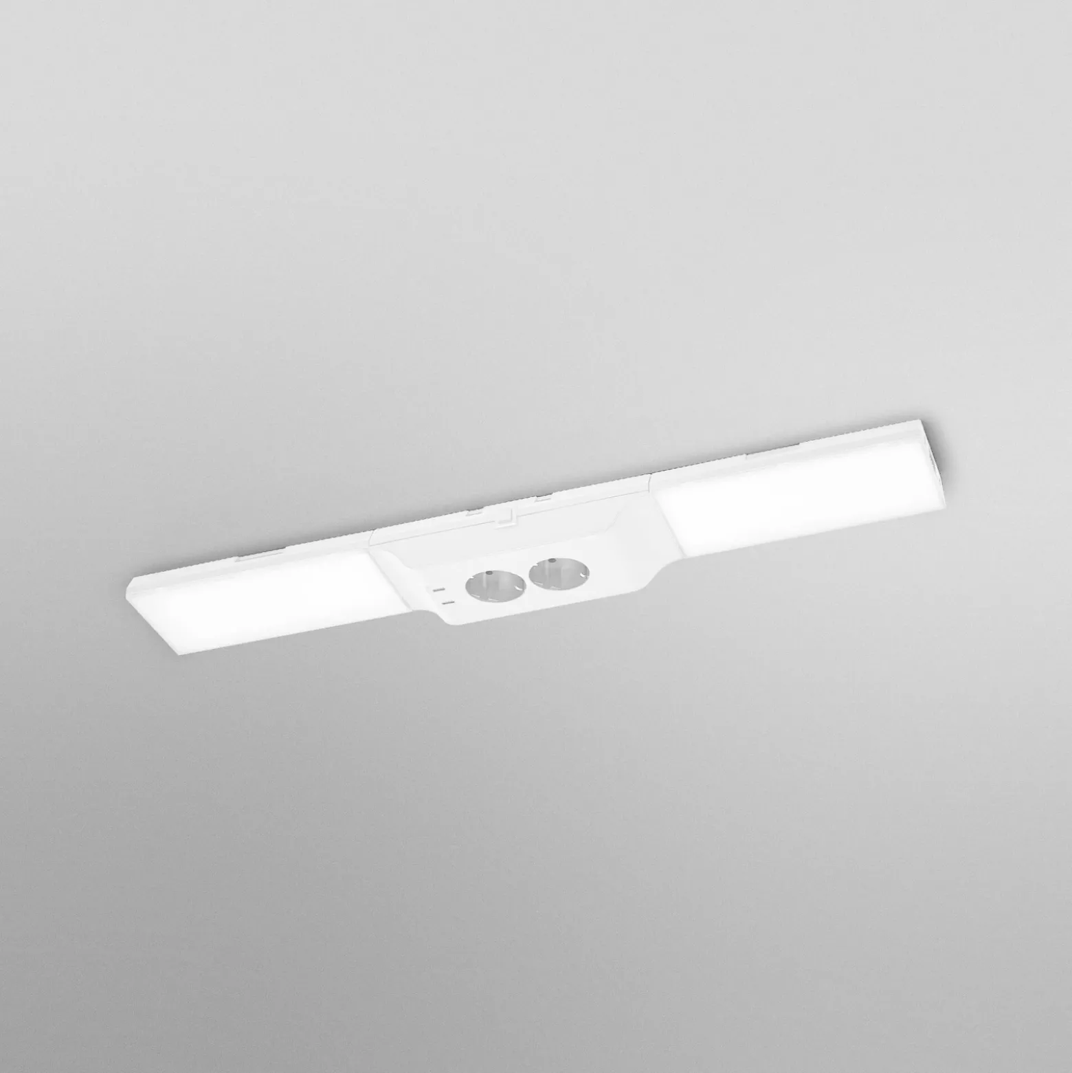 Lámpara LED bajo mueble OSRAM Socket blanca 3000 K atenuable enchufes