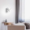 Lámpara LED de pared Rico angular de 2 llamas