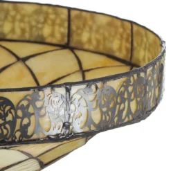 Lámpara LED de pie Diamond, estilo Tiffany