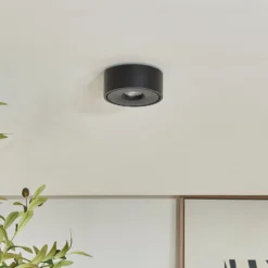 Lámpara LED de techo Arcchio Rotari, Ø 12 cm, luz hacia arriba y hacia abajo,