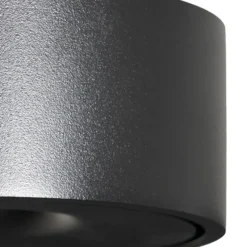 Lámpara LED de techo Arcchio Rotari, Ø 12 cm, luz hacia arriba y hacia abajo,