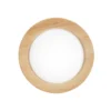 lámpara LED de techo Arka, Ø 40 cm, blanco/aspecto madera, metal, CCT