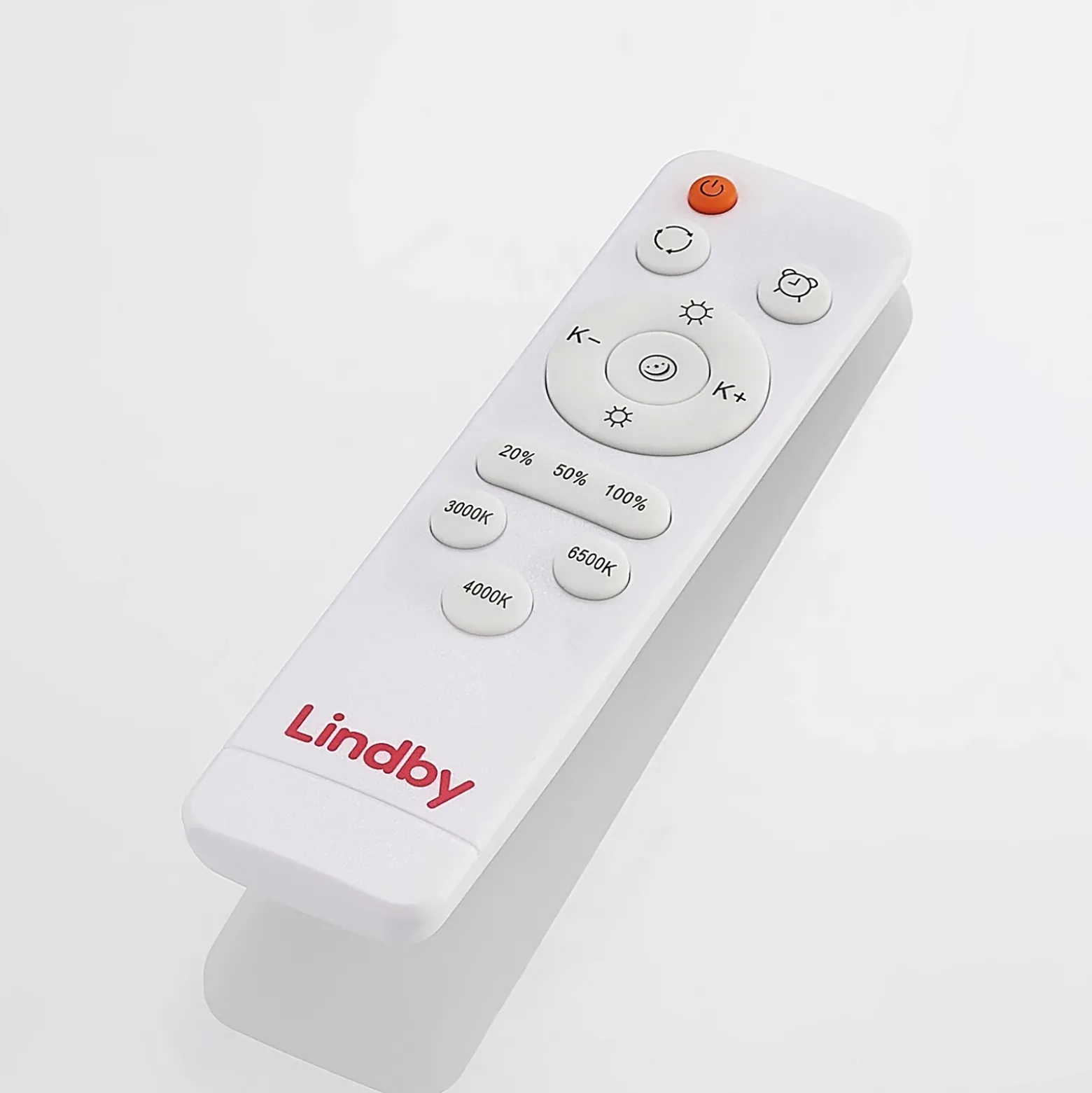 Lámpara LED de techo Arnim, blanca, plástico, Ø 49cm, IP44