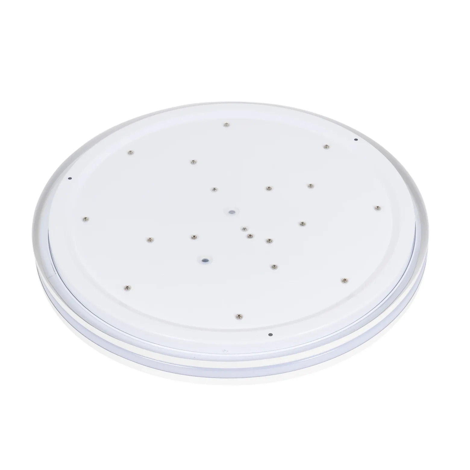 Lámpara LED de techo Arnim, blanca, plástico, Ø 49cm, IP44