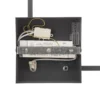 Lámpara LED de techo Bard, 42x42 cm, antracita
