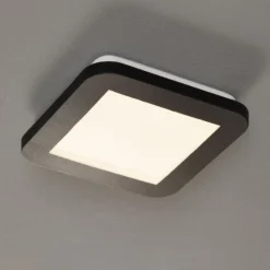 Lámpara LED de techo Camillus, cuadrado, 17 cm