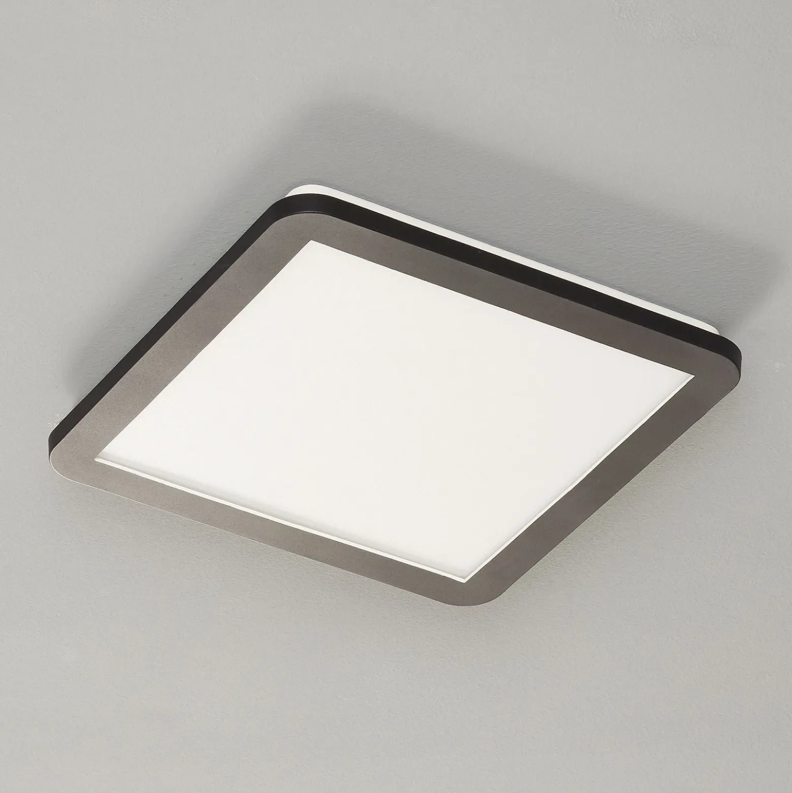 Lámpara LED de techo Camillus, cuadrado, 30 cm