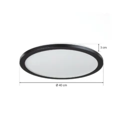 Lámpara LED de techo Camillus, redondo, Ø 40 cm