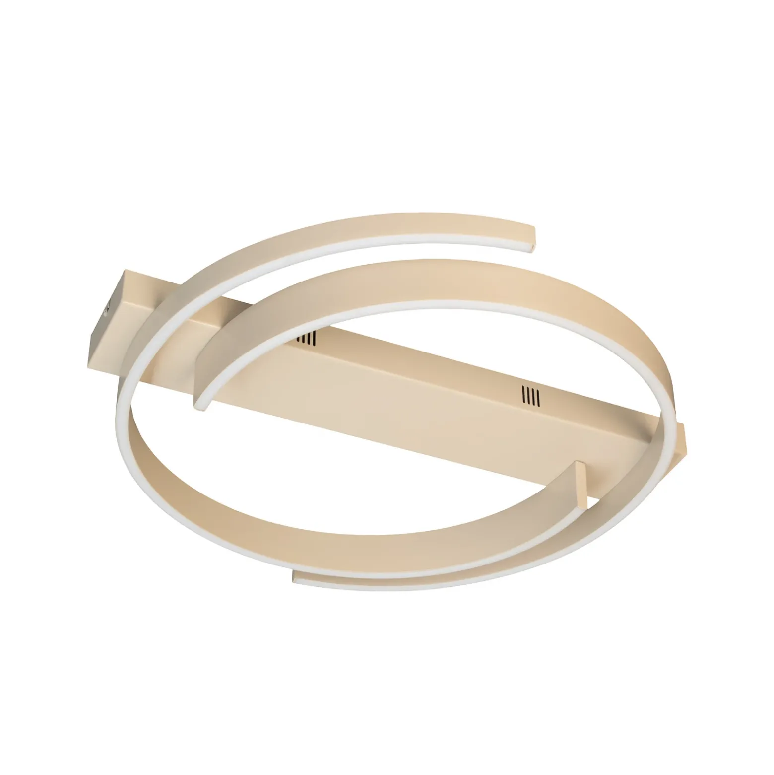 Lámpara LED de techo CIRCLY, arena, Ø 56 cm, control remoto CCT atenuable
