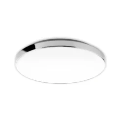 Lámpara LED de techo 3351216 cromada/blanca, Ø 35,5 cm, 4000 K, IP44