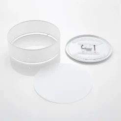 Lámpara LED de techo Ellamina de Lindby, 40 cm, blanca, textil