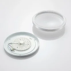 Lámpara LED de techo Emelie de Lindby, Ø 35 cm, color aluminio, metal
