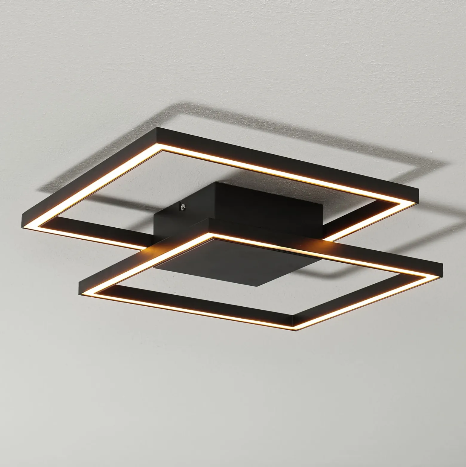 Lámpara LED de techo Falcon, negro