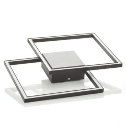 Lámpara LED de techo Falcon, negro