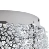 Lámpara LED de techo Felias brillante, redonda