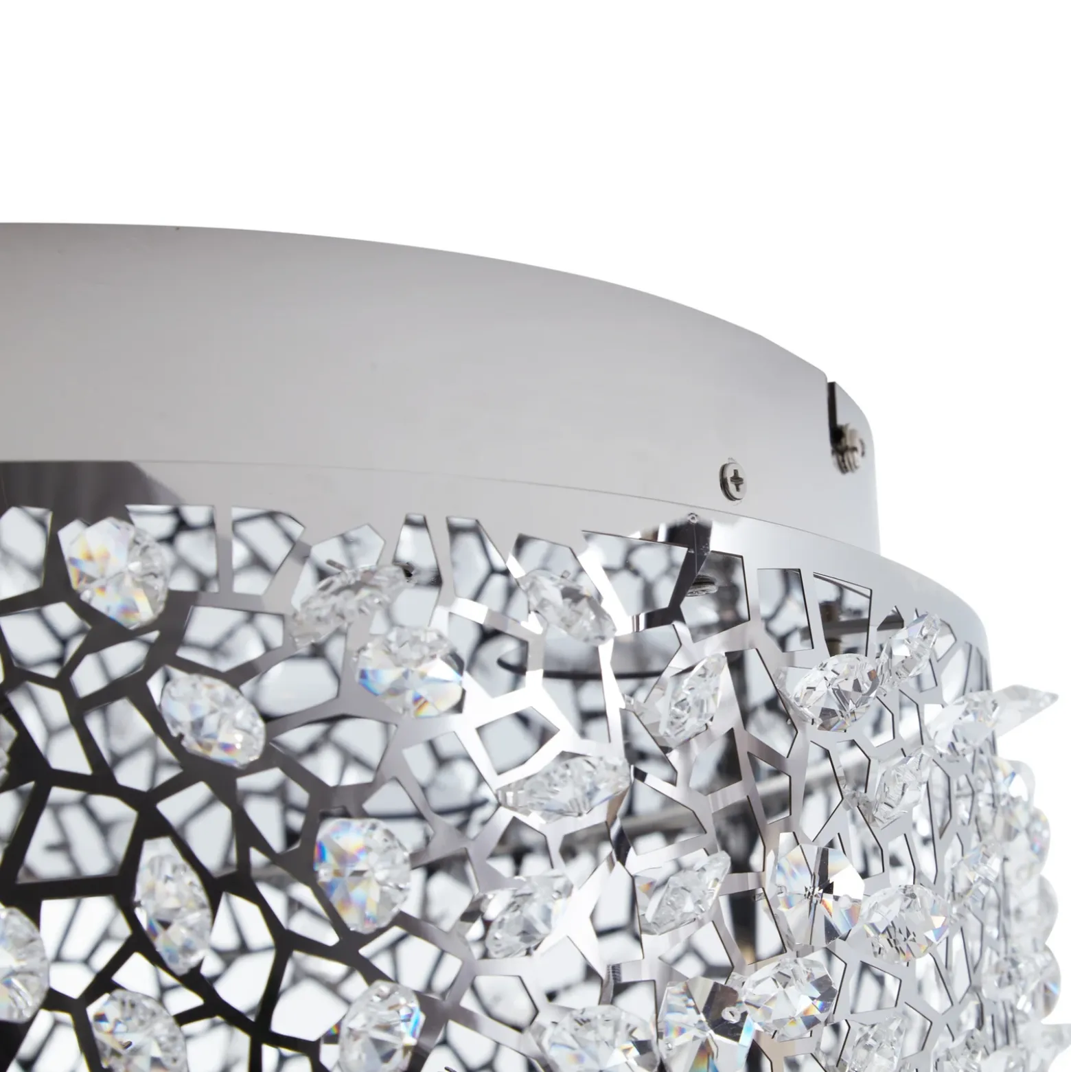 Lámpara LED de techo Felias brillante, redonda