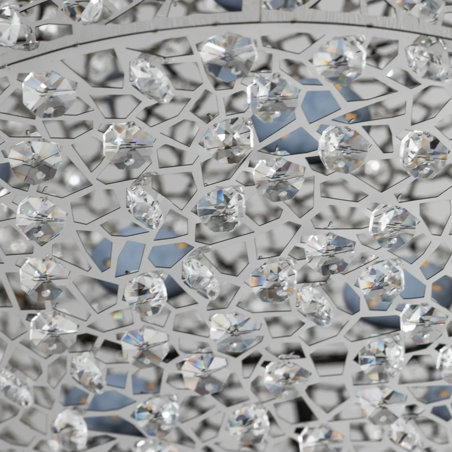 Lámpara LED de techo Felias brillante, redonda