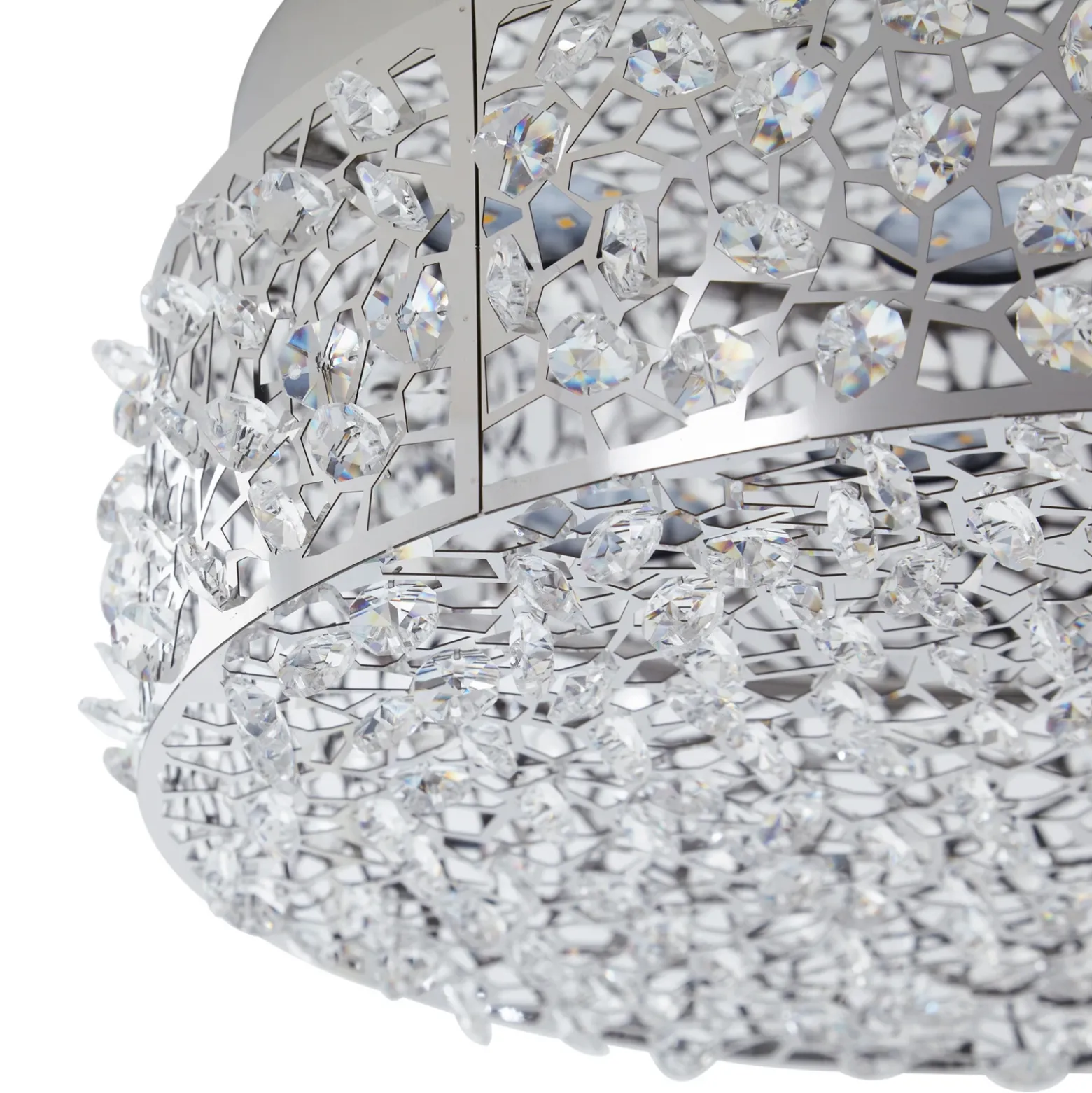 Lámpara LED de techo Felias brillante, redonda