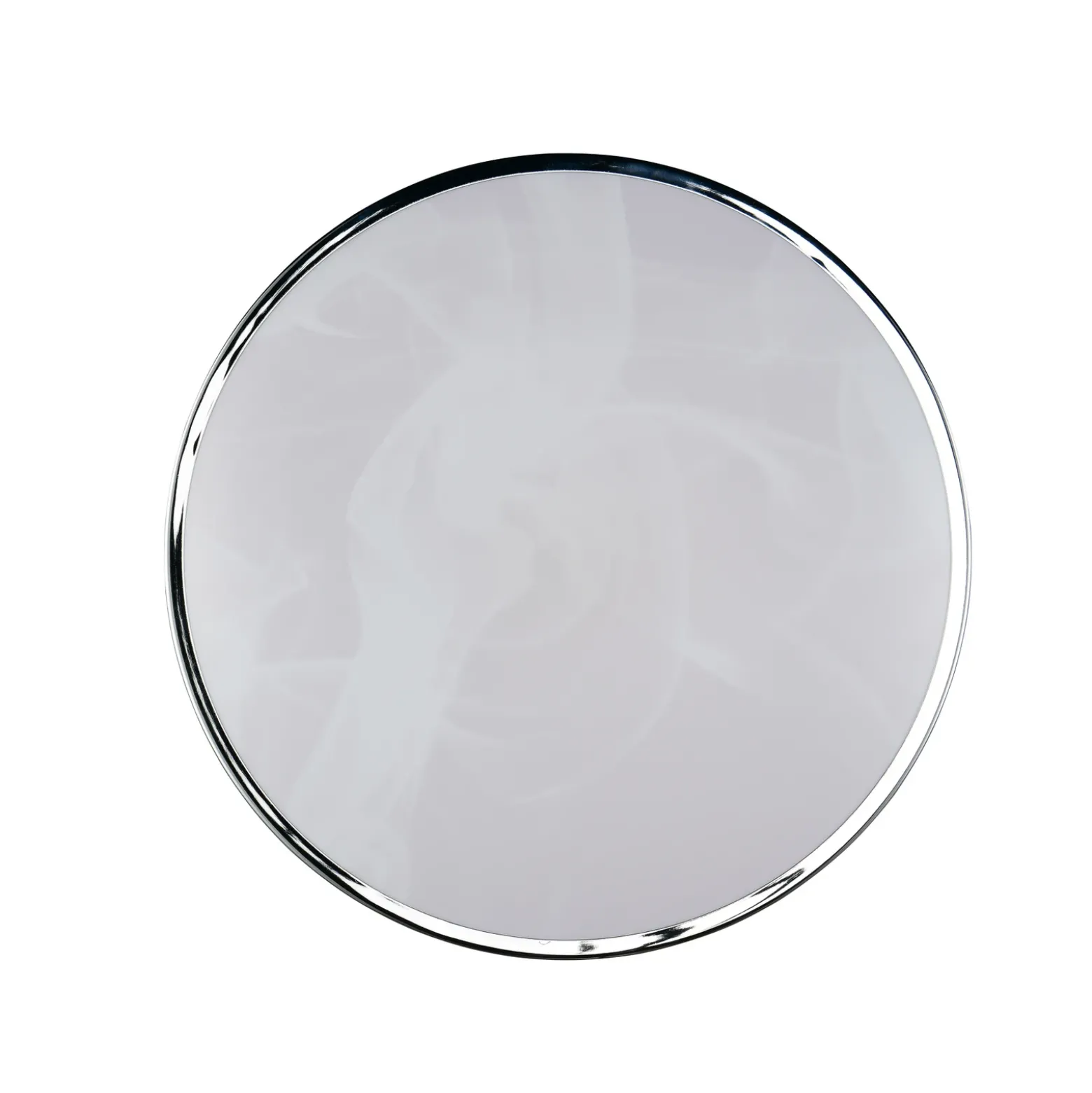 Lámpara LED de techo Fena, color cromo, Ø 38 cm, metal, IP44