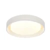 Lámpara LED de techo Filippo, blanco mate, Ø 33 cm, metal, CCT, IP44
