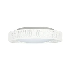 Lámpara LED de techo Filippo, blanco mate, Ø 33 cm, metal, CCT, IP44