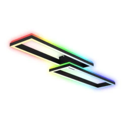 Lámpara LED de techo Frame 2 luces RGBW Backlight 119,5 cm