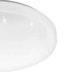 Lámpara LED de techo Frania-S efecto cristal Ø33cm