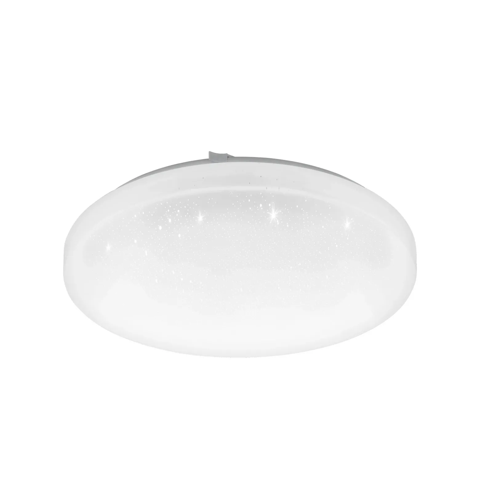 Lámpara LED de techo Frania-S efecto cristal Ø33cm